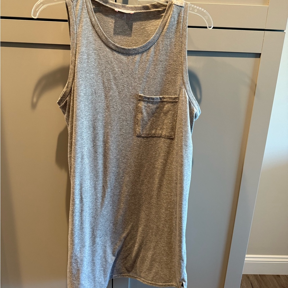 Pink Lily Gray T-Shirt Dress